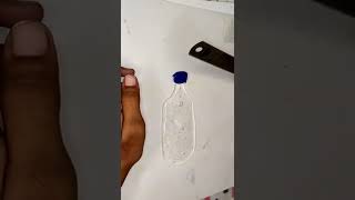 Making Clear Water bottle Slime #shorts