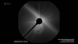 Comet C/2023 A3 brightens SOHO’s week