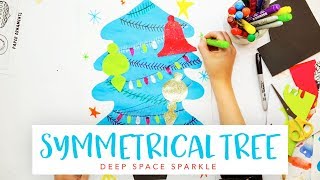 Symmetrical Christmas Tree | HOLIDAY ART LESSONS