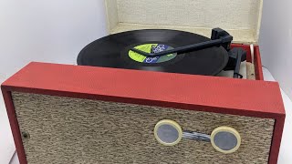 1960s red BSR autochanger record player - Serviced and ***FOR SALE*** see description