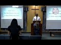 Sunday Worship Service - 11 August 2024 - Pastor Marsh