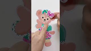 🌸PAPERDIY🌸Decorate with Sticker Book Duffy Stellalou and Friends#disney #duffy #stella  #stickerbook