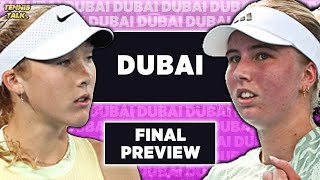 Andreeva vs Tauson | WTA Dubai 2025 Final | Tennis Talk Preview