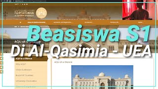 Beasiswa S1 di Al-Qasimia University UEA - Dapat tiket PESAWAT 3x - Study #47