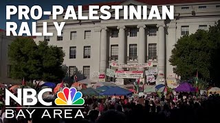 Hundreds at  UC Berkeley rally in solidarity with Palestinians following Rafah attacks
