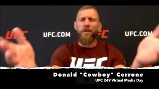 Cowboy Cerrone shooting for UFC 249 to be first of three fights in a WEEK!