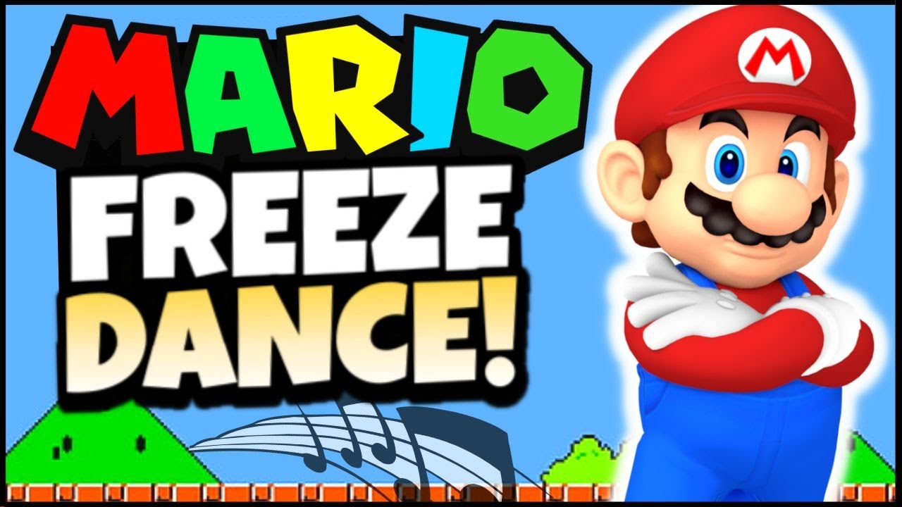 Mario Freeze Dance Brain Break Just Dance Youtube