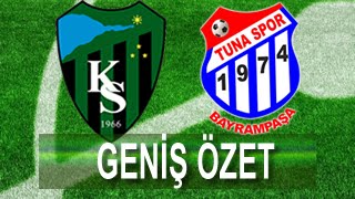 Kocaelispor - Bayrampaşa Tunaspor Maç Özeti