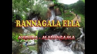 RANNAGA ELLA - NEBODA , MATHUGAMA, SRI LANKA - Beautiful Bathing places