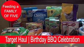Target Haul | Birthday Celebration BBQ