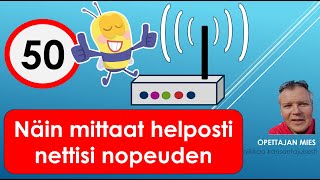 Näin mittaat nopeasti ja helposti nettiyhteyden nopeuden