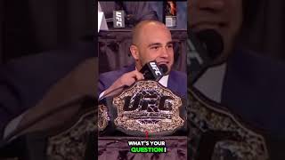 Funniest moment in UFC Press Conference history between McGregor, Alvarez, and a fake reporter 😂