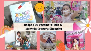 VLOG: Talia's Flu Vaccine 💉 \u0026 Monthly Grocery Shopping 🛒 | Mimi's Life 💐