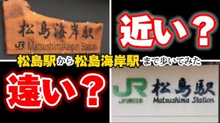 日本三景 松島に行くにはどっち？松島駅と松島海岸駅