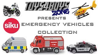 SIKU Emergency vehicles collection review video #siku