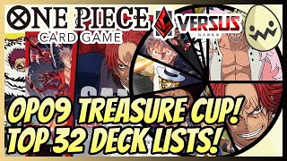 One Piece Card Game: @versusgamesfl OP09 Treasure Cup! Top 32 Deck Lists!