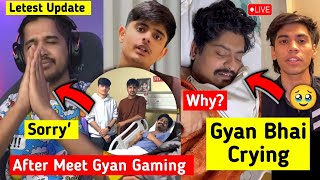 Gyan Gaming Crying - Why? 💔, Desi Gamer Sorry After meet Gyan Gaming?, Ajju Bhai