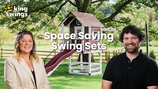 Space Saving Swing Set Customization with King Swings