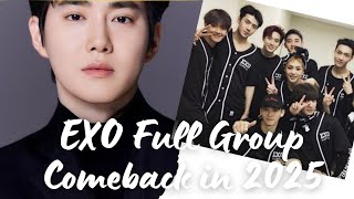 Suho Confirms EXO  Full Group Comeback in 2025!