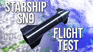 Starship SN9's 12.5km Test Flight with Three Raptor Engines | Watch Live SpaceX Historic Launch