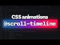 Scroll-linked animations only using CSS?! Featuring Adam Argyle