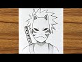 How to Draw Kakashi Anbu || Easy drawing ideas for beginners || How to draw anime step by step