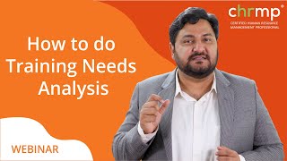 Training Needs Analysis - An Introduction (Webinar)