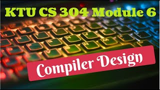 Simple Code Generator-Code Generation Algm-Getreg Function(KTUCS304Compiler Design-S6CS/IT-Module 6)