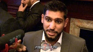 AMIR KHAN "HOW AM I DUCKING BROOK WHEN IM FIGHTING SOMEONE TOUGHER & FOR LESS MONEY!??"