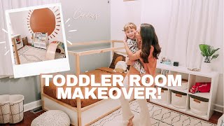 TODDLER ROOM MAKEOVER! IKEA FURNITURE! Toddler Boy Room Tour + Before & Afters | Emma Donaldson