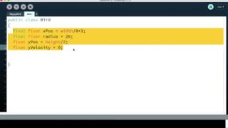 Flappy Bird Tutorial (using Processing) Part 5