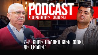 7-8 տարի անցումային փուլ չի լինում. 3-4 տարում կարելի էր հեղափոխական փոփոխություններ անել