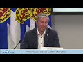 n.s. premier tim houston comments after cabinet meeting – october 7 2021