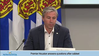 N.S. Premier Tim Houston comments after cabinet meeting – October 7, 2021