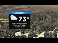 Philadelphia Weather: Strong Thunderstorm Chance Tonight