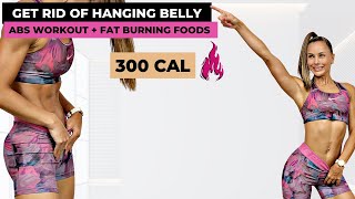 20-MIN INTENSE ABS HIIT WORKOUT (burn belly fat fast, fix hanging belly, 18 belly fat burning foods)