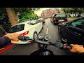 afternoon cruise through west london triumph scrambler 900 raw exhaust 4k