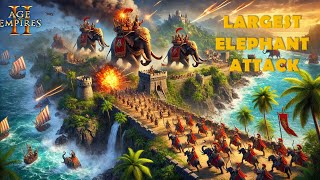 Defending Against the Largest Attack in Age of Empires History | AoE2 Expansion