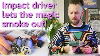 How to replace the motor in an erbauer impact driver