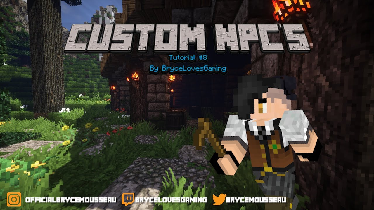 Minecraft Custom NPCs Tutorial 8: FACTIONS!! - YouTube