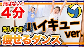 【楽しい４分】【飛ばない】ハイキューの主題歌「ヒカリアレ」で痩せるダンスを思いっきり踊ろぉぉお！