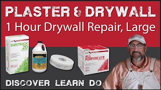 How to repair drywall | Start to Finish in One Hour