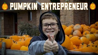 5th Grade Entrepreneur Sells Pumpkins