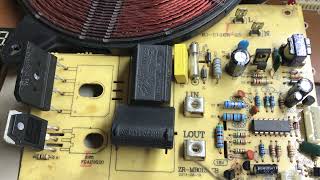 How to repair an induction cooker? Major fault 1: intermittent oscillation heating