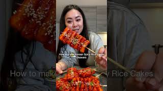 Korean Spicy Rice Cake Skewers