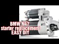 Bmw n47 starter replacement / demontare electromotor