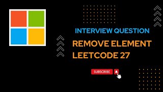 Remove Element - Leetcode 27 - Java | Microsoft Interview