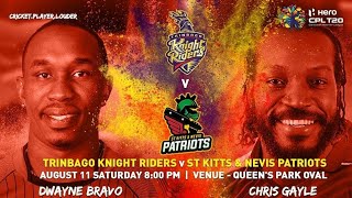 CPL T20 2018 Match 5 Highlights | Trinbago Knight Riders vs St Kitts and Nevis Patriots | SR Media