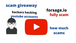 youtube fake giveaway scam forsage.io scam explained in tamil