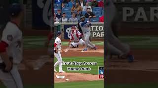 Trout Step Across MLB Home Run Compilation #baseball #mlb #hitting #miketrout